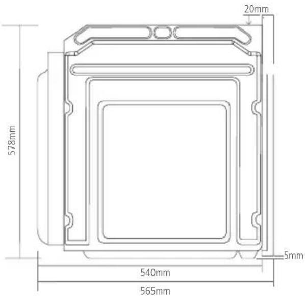 20mm 578mm 540mm 565mm 5mm