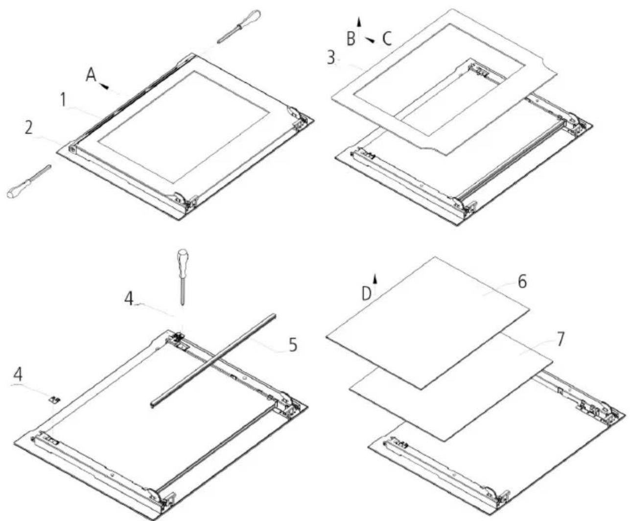 Caple C2600SS - REMOVING THE GLASS PANELS - 1