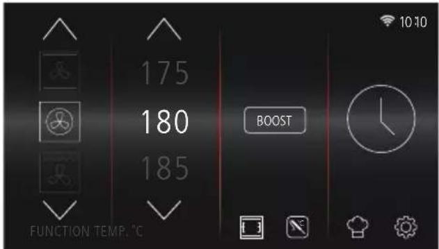 175 180 185 FUNCTION TEMP, °C BOOST 1 3 10:10