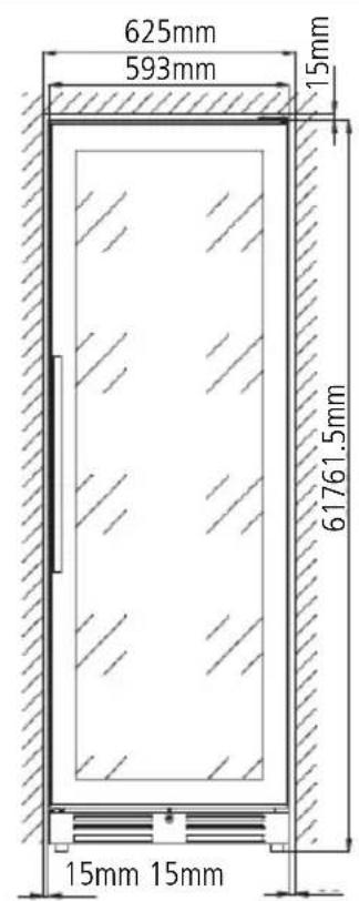625mm 593mm 15mm 61761.5mm 15mm 15mm