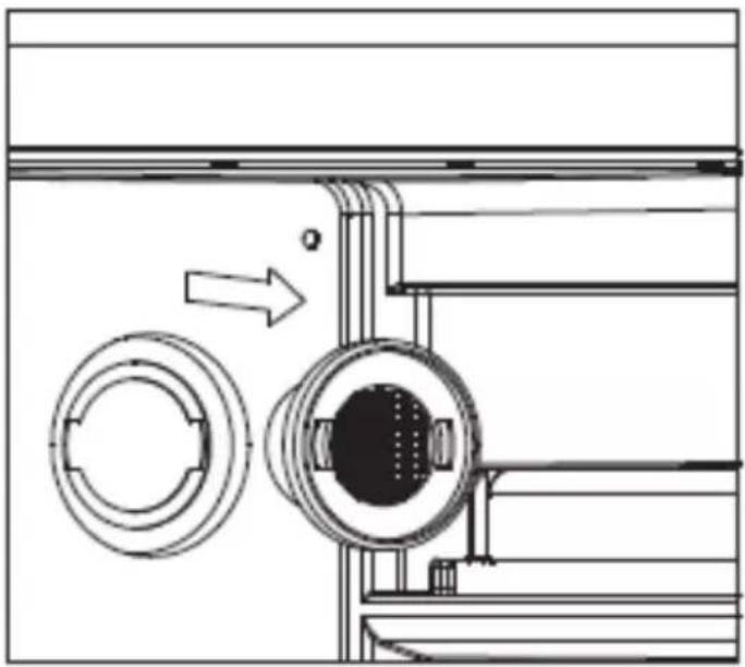 Caple WF1552 - HOW TO REPLACE THE CHARCOAL FILTER - 4