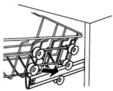 Caple Di482 - ADJUSTING THE UPPER BASKET - 3