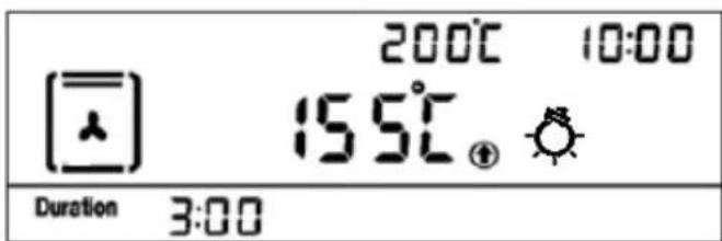 200°C 10:00 15.5°C Duration 3:00
