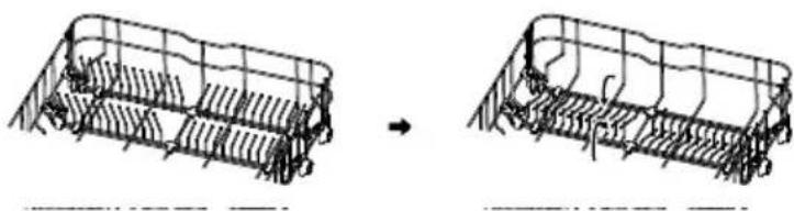 Caple Di642 - ADJUSTING THE UPPER BASKET - 4