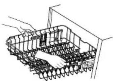Caple Di642 - ADJUSTING THE UPPER BASKET - 1