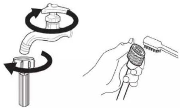 Caple WDI3301 - CLEANING THE INLET FILTER - 1