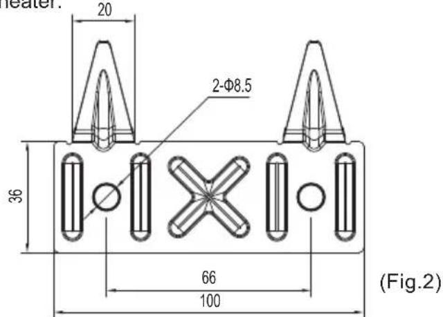 leater. 20 2-Φ8.5 36 66 100 (Fig.2)