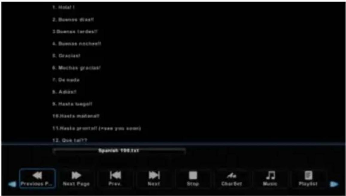 Vivax TV-40LE74SM - Text Menu - 2