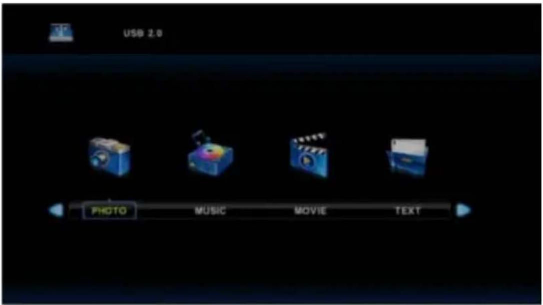 USB 2.0 PHOTO MUSIC MOVE TEXT