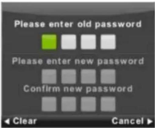 Please enter old password Please enter new password Confirm new password Clear Cancel >