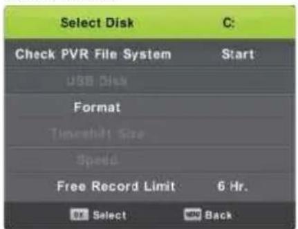 Vivax TV-40LE90T2 - PVR sustav datoteka - 1
