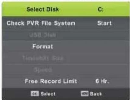 Vivax TV-40LE90T2 - PVR sistem datoteka - 1