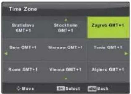 Vivax TV-40LE90T2 - Vremenska zona - 1