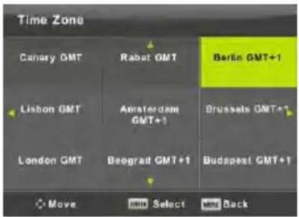 Time Zone Canary GMT Rabat GMT Berlin GMT+1 Lisbon GMT Amsterdam GMT+1 Brussels GMT+1 London GMT Beograd GMT+1 Budapest GMT+1 Move Add Select Add Back