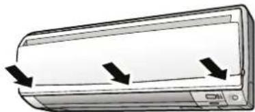 Godrej GIC 12FTC3- WSA - Set the filters as they were and close the front panel. - 1