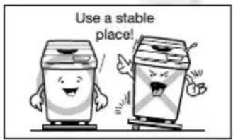 Use a stable place!