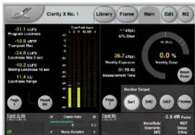 Clarity X No. 1 Library Frame Main Edit M2 -31.1 LPS Program Lockdowns -10.8 GTP Transp. Rate -24.8 LPS Lockdowns Max 3 sec -49.2 LPS Sitting Lockdowns 10 sec -11.4 to Lockness Range Peak 1 Reset 0 Current Rate 500/100Hz 500/100Hz 500/100Hz 500/100Hz 500/100Hz 500/100Hz 500/100Hz 500/100Hz 500/100Hz 500/100Hz 500/100Hz 500/100Hz +/- Peak Signal C - C / R - E - A -76 (mA) SPL Gear 36.7 (mA) Weekly Expendence 31.18 Hz Measurement Time Monitor Output Reset 1 Set1 Set2 Set3 Phone 2.5 dB Factor Umbands Downside 89% Solder Other