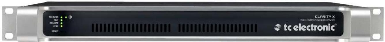 BLKING NET REMOTE SYNC RESET CLARITY X MULTI-COMPRESS NETWORKS SYSTEM tc electronic®