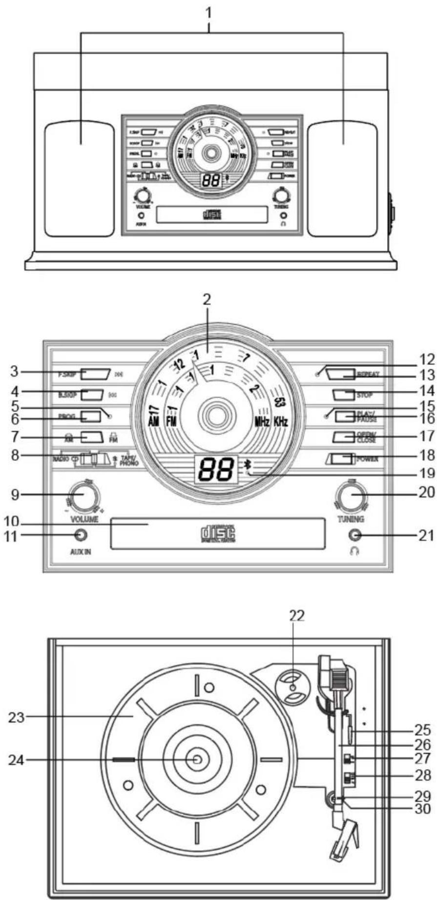 Crosley Burton CR7011A - Product Description - 1