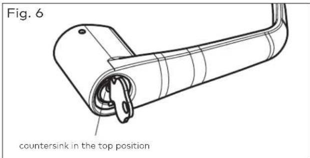 Fig. 6 countersink in the top position