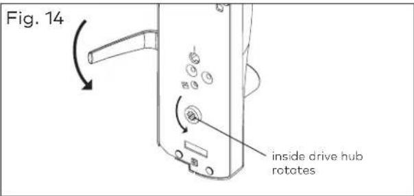 Fig. 14 inside drive hub rototes