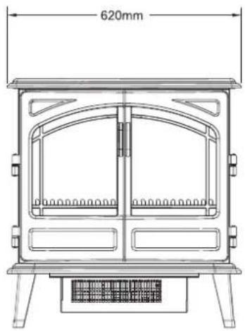 620mm
