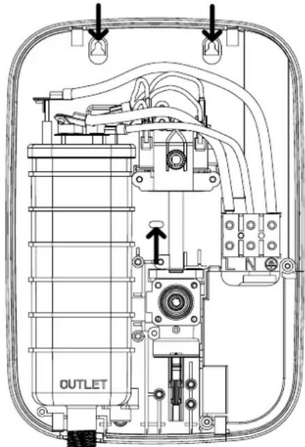 DIMPLEX DVLS85 - Fixing The Shower To The Wall - 1