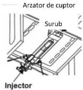 Arzator de cuptor Surub Injector