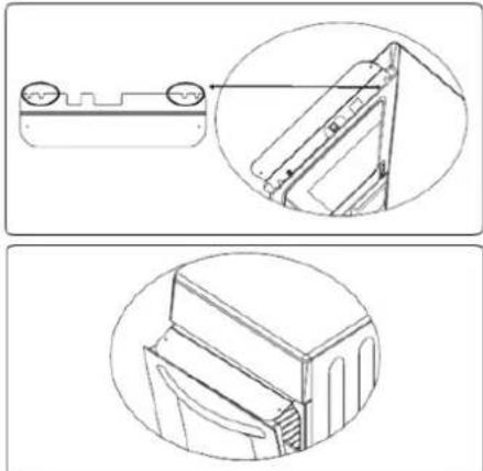 Heinner HFSC-V50LITGWH - Asamblarea deflectorului de căldură al grill-ului - 1
