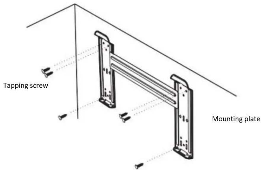 Tapping screw Mounting plate