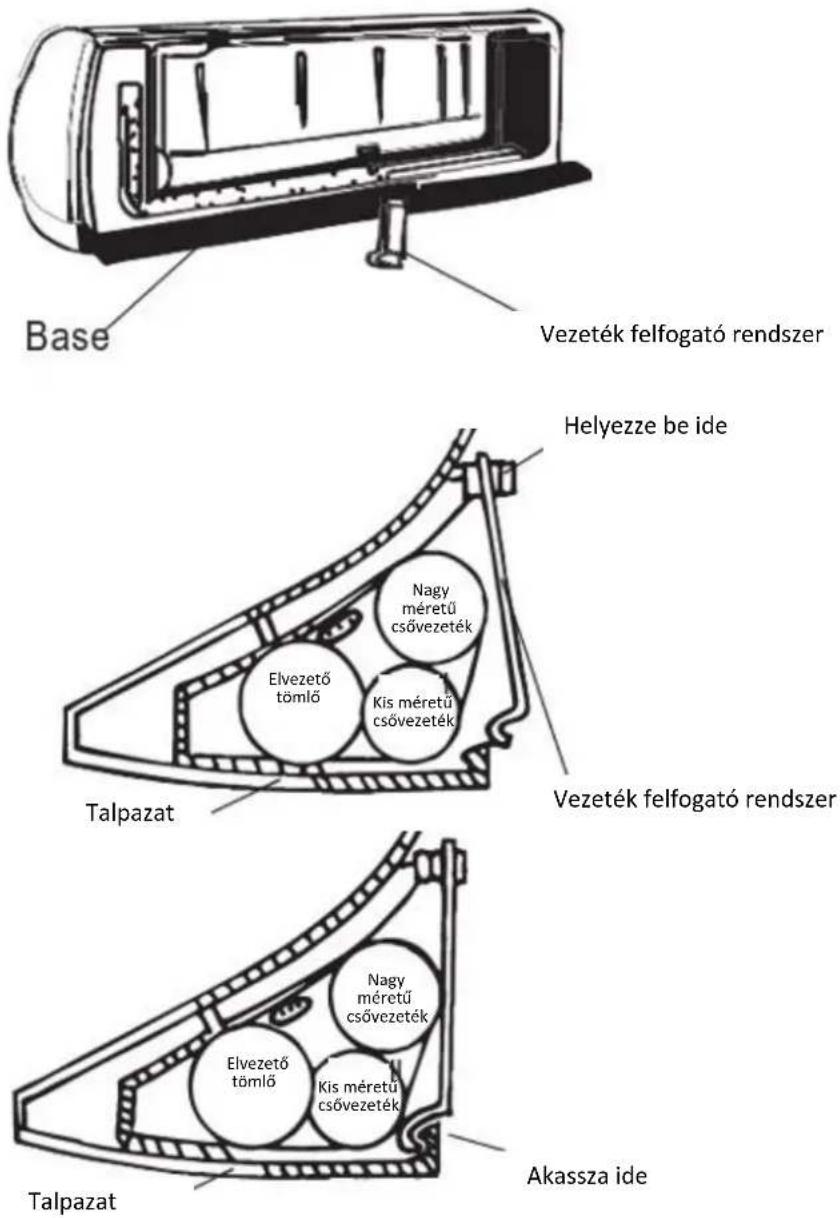 Heinner HAC-HS12WIFI++ - A belső egység csőrendszerének a felszerelése - 4