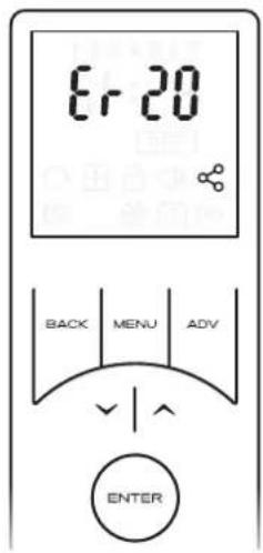 Er20 BACK MENU ADV ENTER