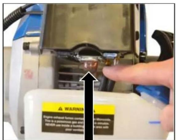 WARNING Engine exhaust format contains This is a passive gas and never use inside a fueling or power ventilation