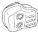 HYUNDAI HYHT2600X - Muffler - 2