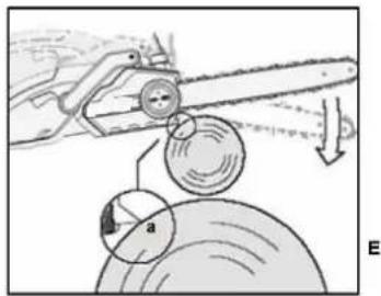 Technical diagram showing mechanical assembly with labeled components and directional arrow