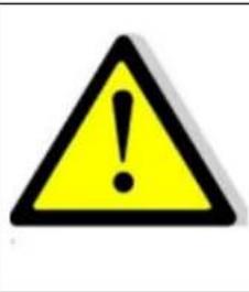 Yellow triangular warning sign with black exclamation mark, commonly used to indicate a hazard or alert event.