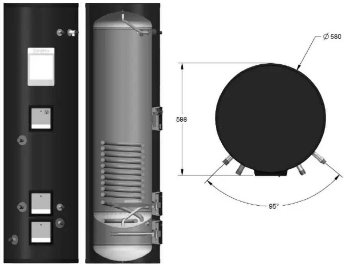 Dimplex 598 Ø 580 95°