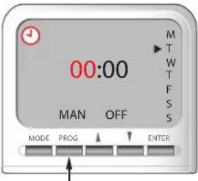 00:00 MAN OFF MODE PROG ENTER M T W T F S S