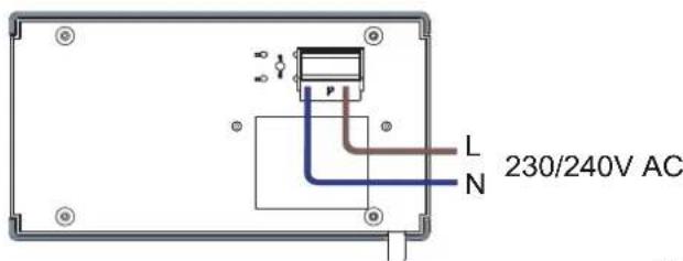 230/240V AC L N