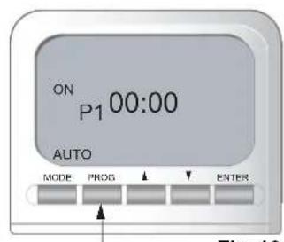 ON P1 00:00 AUTO MODE PROG ENTER Fig. 19
