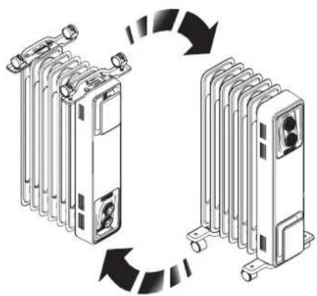 DIMPLEX OCR20 - FITTING THE CASTORS - 2