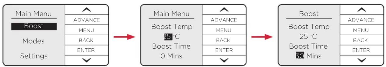 DIMPLEX QRAD200E - Boost Mode - 1