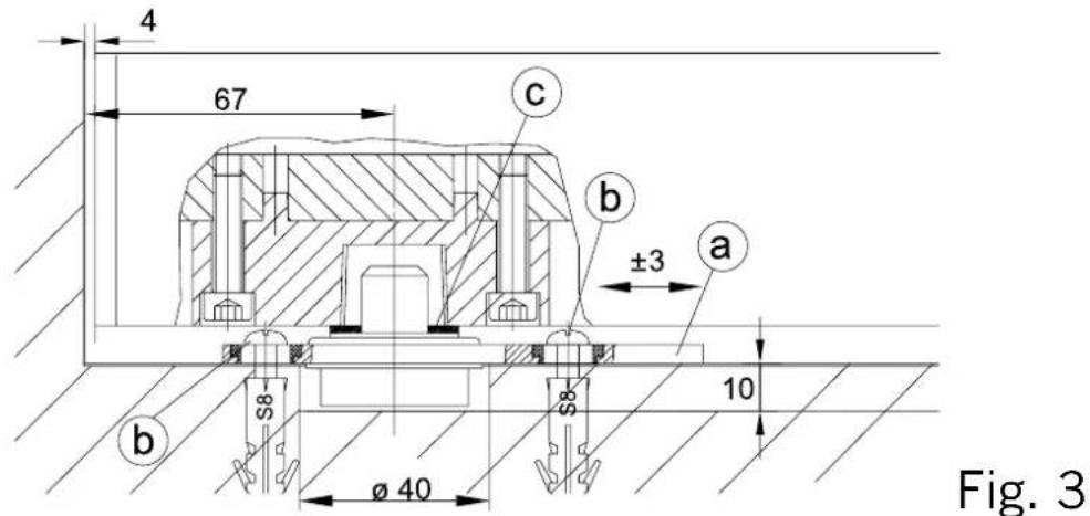 4 67 c b ±3 a 10 b Ø 40 Fig. 3