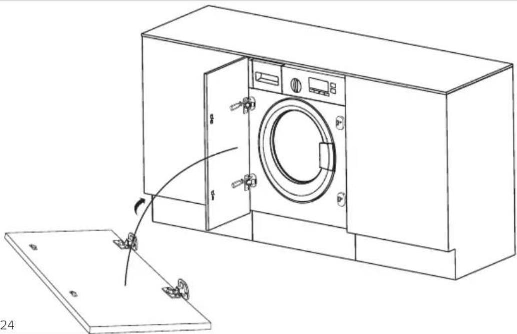 CDA CI327 - CHECK THAT THE DECOR DOOR ALIGNS PROPERLY BEFORE DRILLING THE HINGE HOLES. RE-MARK IF NECESSARY. - 4