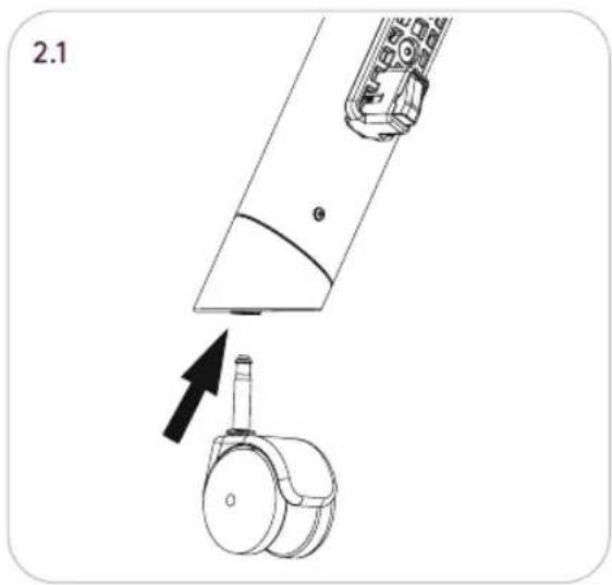 Silver Cross Voyager Co-Sleeper - FRAME ASSEMBLY - 2