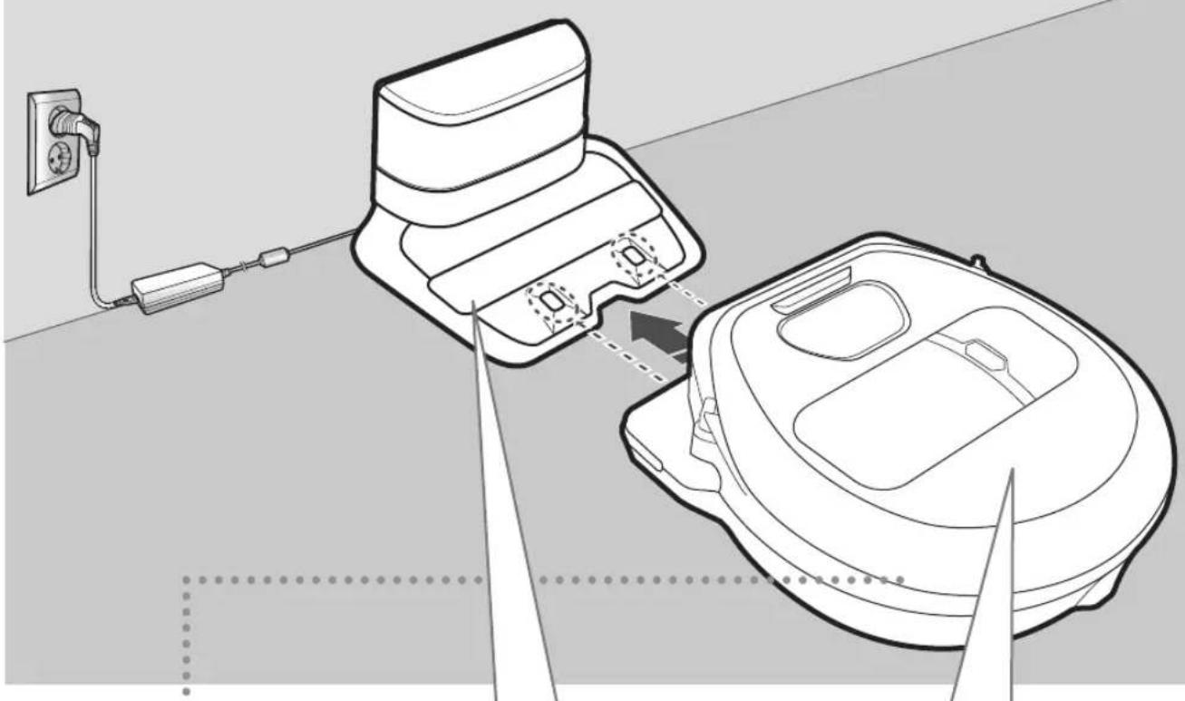 SAMSUNG PowerBot VR20R7250WD - Charging - 2