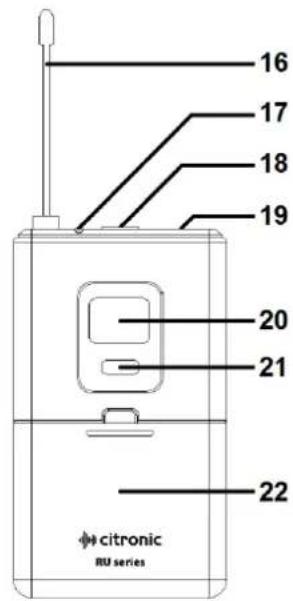 16 17 18 19 20 21 22 citronic RU series