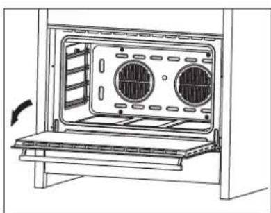 Euromaid EGE9TBK - Cleaning the oven door - 1