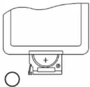 Exibel TF-DVD7008D-VDE - Sätta i fjärrkontrollens batterier - 3