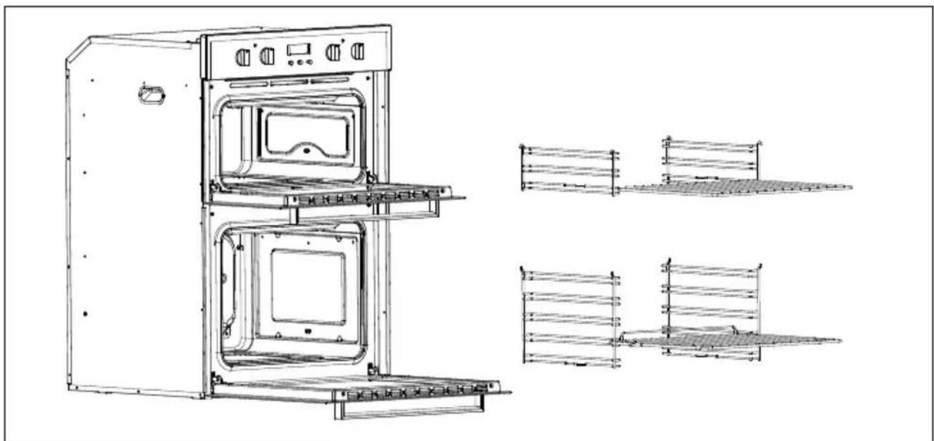 Caple C4246 - SIDE RACKS - 1
